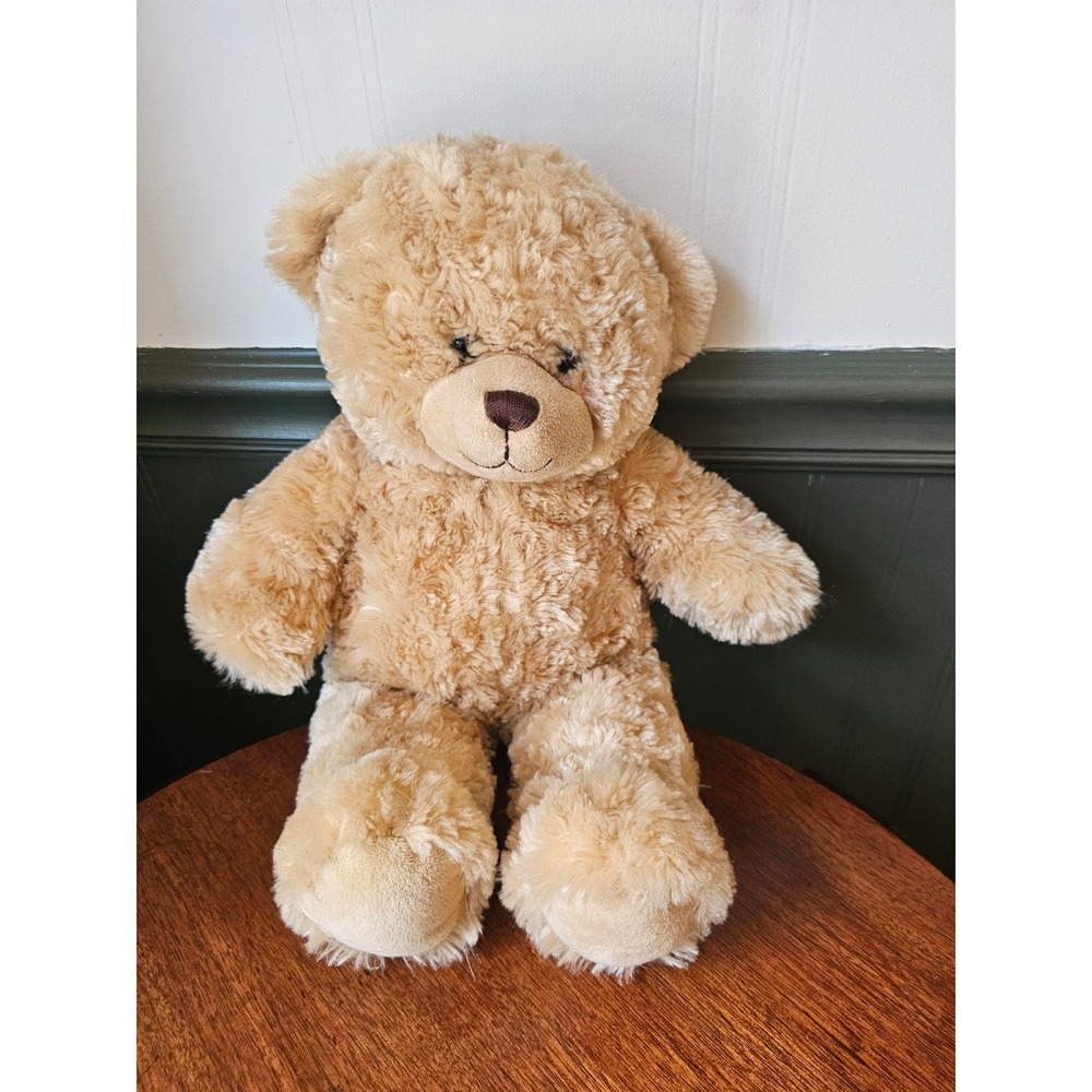 Build A Bear Workshop Happy Hugs swirlTeddy Bear Tan Plush 2014 018563